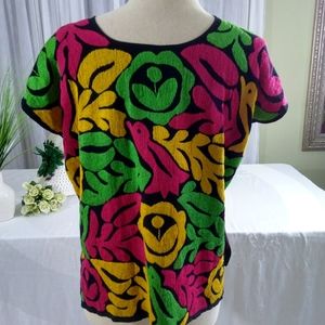 No name cotton blend festive sleeveless top